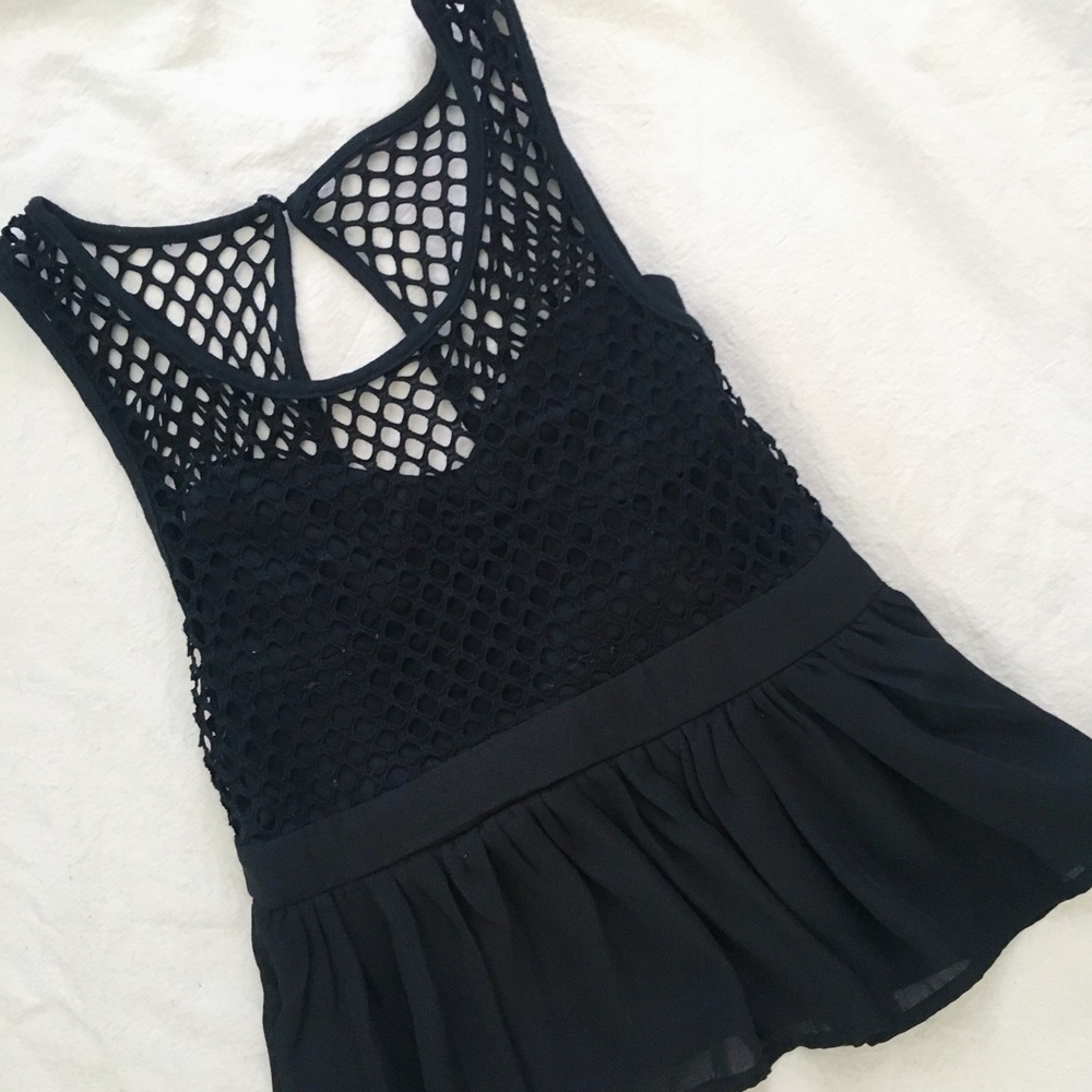 Peplum style top